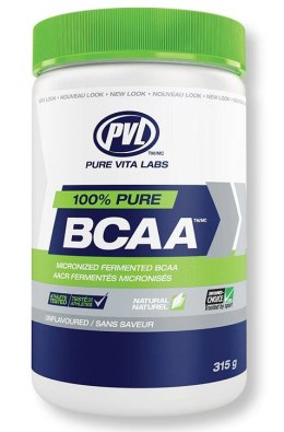100% Pure BCAA, Unflavoured - 315 grams