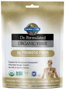 Dr. Formulated Organic Fiber, Unflavored - 192 grams