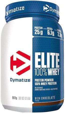 Elite 100% Whey Protein, Rich Chocolate - 907 grams