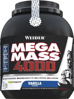 Mega Mass 4000, Strawberry - 3000 grams