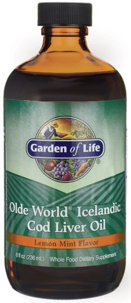 Olde World Icelandic Cod Liver Oil, Lemon Mint - 236 ml.