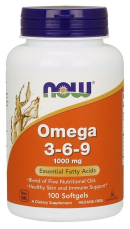 Omega 3-6-9, 1000mg - 100 softgels