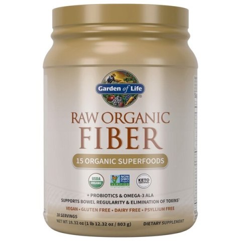 Raw Organic Fiber - 803 grams