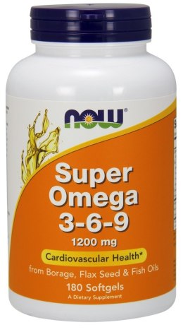 Super Omega 3-6-9, 1200mg - 180 softgels