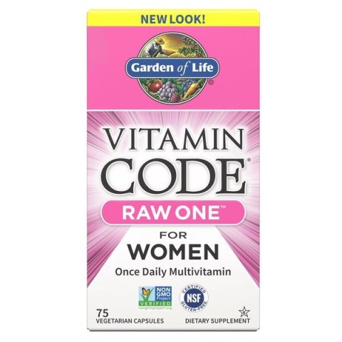 Vitamin Code RAW ONE for Women - 75 vcaps