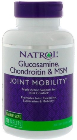 Glucosamine Chondroitin & MSM - 150 tablets