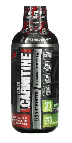 L-Carnitine 3000, Green Apple - 473 ml.