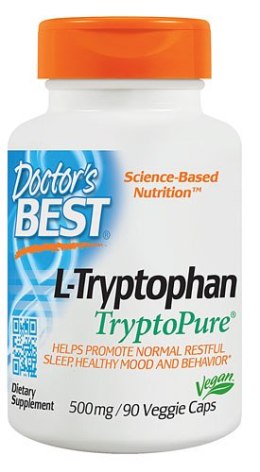 L-Tryptophan with TryptoPure, 500mg - 90 vcaps