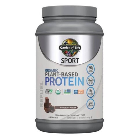 Sport Organic Plant-Based Protein, Chocolate - 840 grams