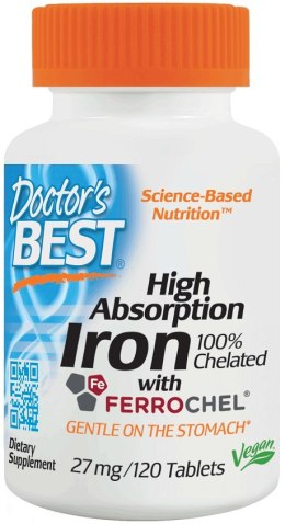 High Absorption Iron, 27mg - 120 tablets