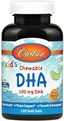 Kid's Chewable DHA, 100mg Orange - 120 softgels
