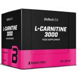 L-Carnitine 3000, Orange - 20 x 25 ml.