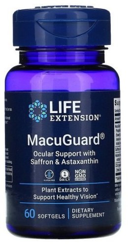 MacuGuard Ocular Support with Saffron & Astaxanthin - 60 softgels