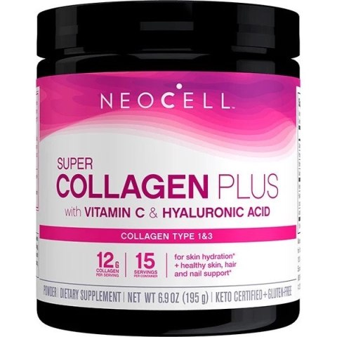 Super Collagen Plus with Vitamin C & Hyaluronic Acid - 195 grams