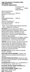 Vegan Glucosamine & Chondroitin & MSM - 120 vcaps