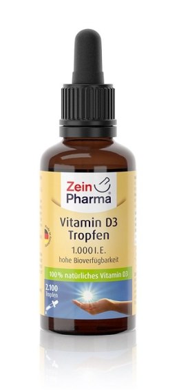 Vitamin D3 Drops, 1000 IU - 50 ml.