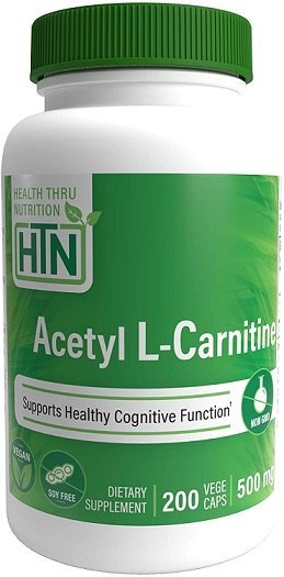 Acetyl L-Carnitine, 500mg - 200 vcaps