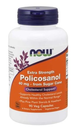 Policosanol, 40mg Extra Strength - 90 vcaps