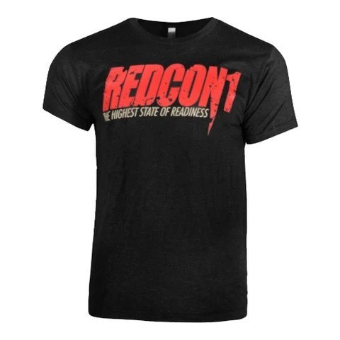 Redcon1 T-shirt, Black & Red - Medium