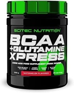 BCAA + Glutamine XPress, Watermelon - 300 grams