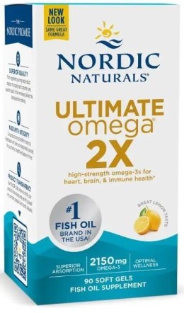 Ultimate Omega 2X, 2150mg Lemon - 90 softgels