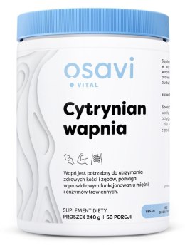 Cytrynian Wapnia, Proszek - 240 grams