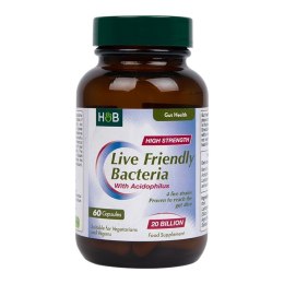 High Strength Live Friendly Bacteria with Acidophilus, 20 Billion - 60 caps