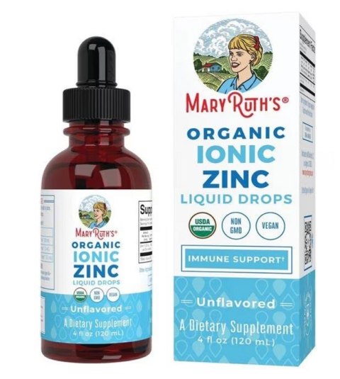 Organic Ionic Zinc Liquid Drops - 120 ml.