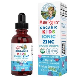 Organic Kids Ionic Zinc Liquid Drops, Berry - 60 ml.