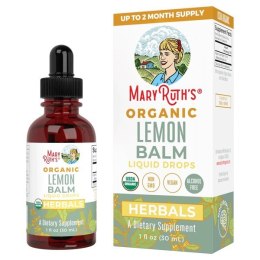 Organic Lemon Balm Liquid Drops - 30 ml.