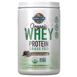 Organic Whey Protein - Grass Fed, Chocolate Cacao - 396 grams