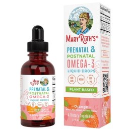 Prenatal & Postnatal Omega-3 Liquid Drops, Orange - 60 ml.