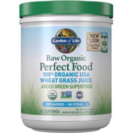 Raw Organic Perfect Food 100% Organic USA Wheat Grass Juice - 240 grams