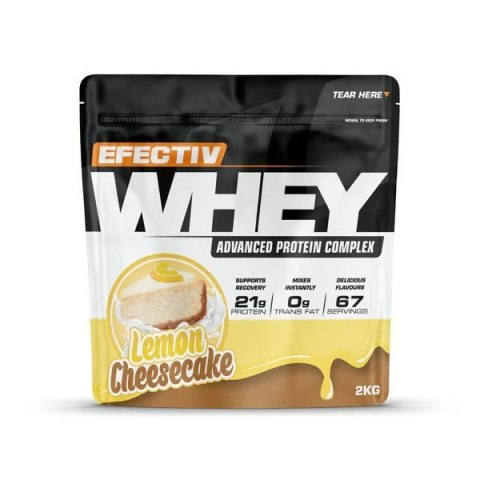 Whey Protein, Lemon Cheesecake - 2000 grams