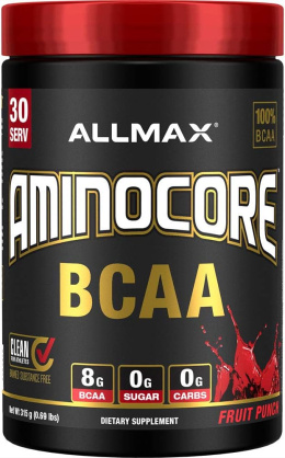 Aminocore BCAA, Fruit Punch - 315 grams