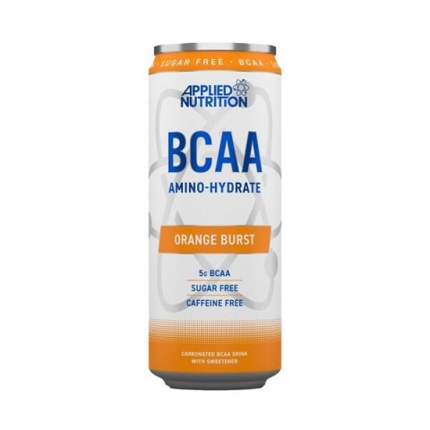 BCAA Amino-Hydrate Caffeine Free Cans, Orange Burst - 12 x 330 ml.