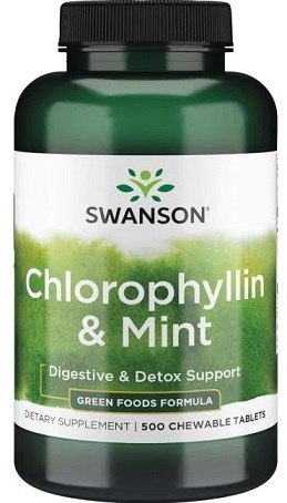 Chlorophyllin & Mint - 500 chewable tablets