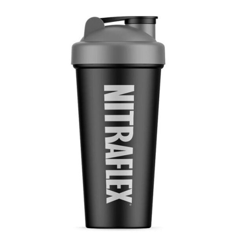 Nitraflex Shaker Cup, Black/Silver - 700 ml.