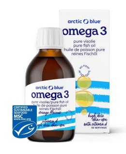 Pure Fish Oil High Dose DHA + EPA with Vitamin D, Orange - 250 ml.