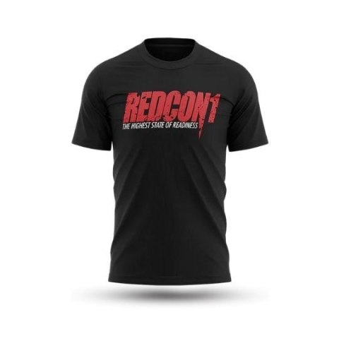 Redcon1 T-Shirt, Black & Red - Large