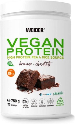 Vegan Protein, Brownie Chocolate - 750 grams