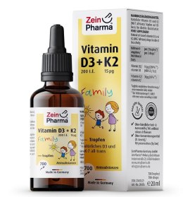 Vitamin D3 + K2 Family Drops - 20 ml.