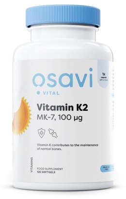 Vitamin K2 MK-7, 100mcg - 120 softgels