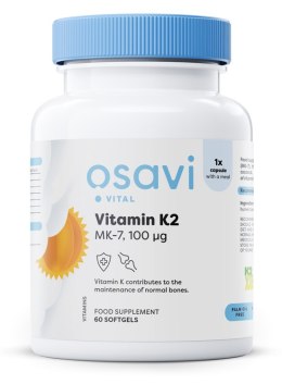 Vitamin K2 MK-7, 100mcg - 60 softgels