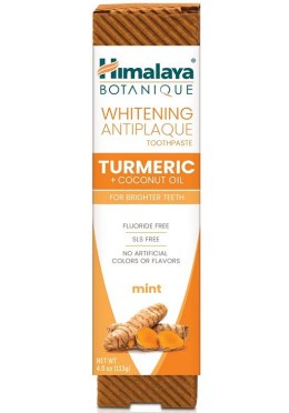 Whitening Antiplaque Toothpaste Turmeric + Coconut Oil, Mint - 113 grams