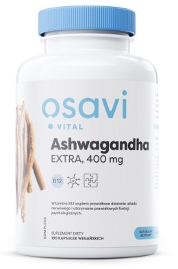 Ashwagandha Extra (Vital), 400mg - 180 vegan caps