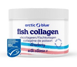 Fish Collagen with Vitamin C, Strawberry - 150 grams