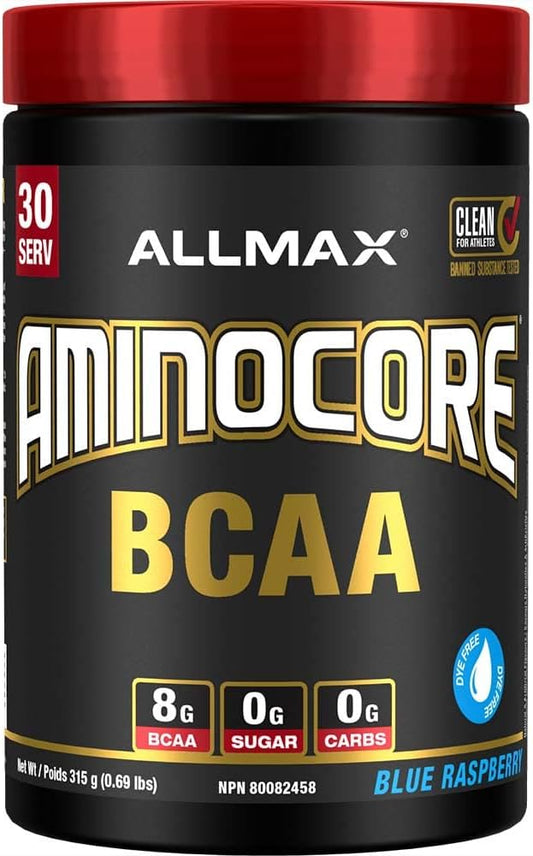 Aminocore BCAA, Blue Raspberry - 315 grams