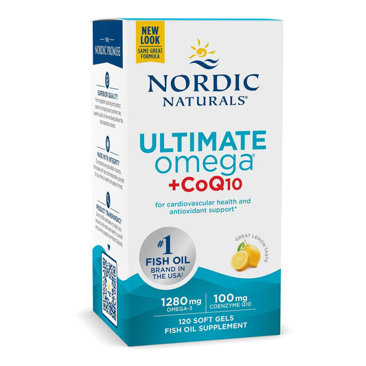 Ultimate Omega + CoQ10, 1280mg - 120 softgels