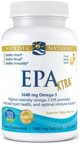 EPA Xtra, 1640mg Lemon - 60 softgels